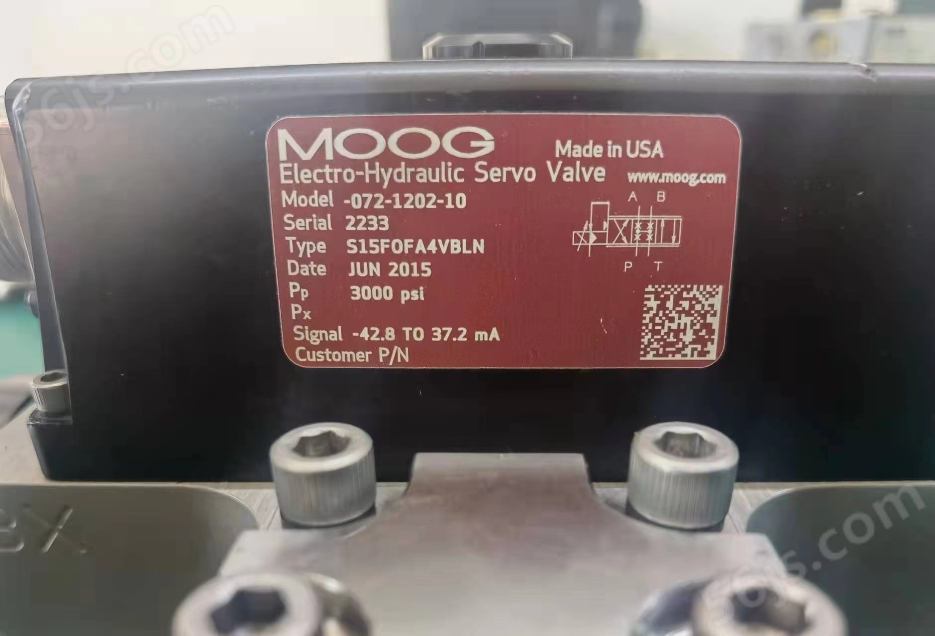MOOG穆格电磁阀072-1202-10