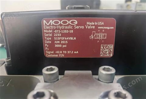 MOOG穆格电磁阀072-1202-10
