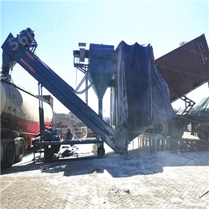 泰州港口集装箱卸灰机 生产厂家 搅拌站散灰卸车机