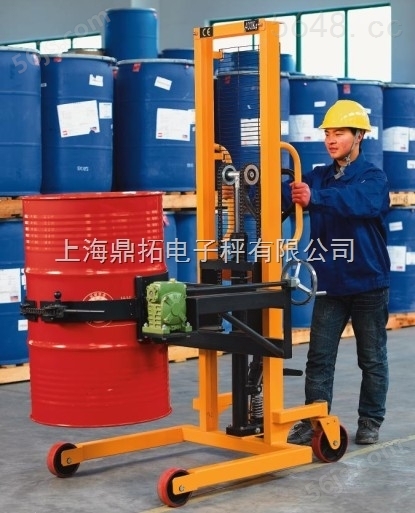 上海平地搬运电动抱桶秤多少钱--200KG半电动抱桶秤